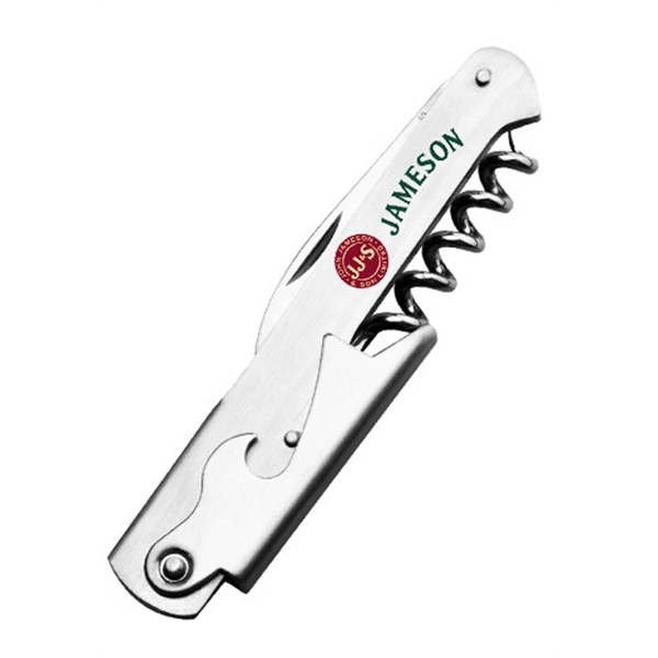 Stainless Steel Wine Bottle Opener.... from ASI 39552 BEL Promo