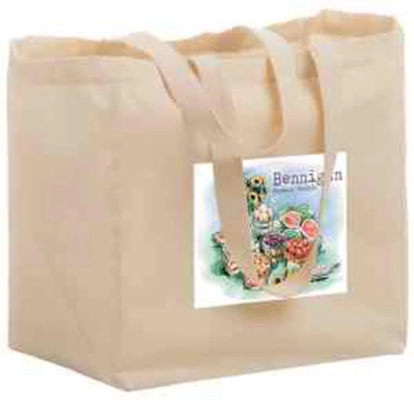 12" x 8" x 13"6-ounce cotton canvas tote with 20" handles.... from ASI 35290 American Ad Bag Co