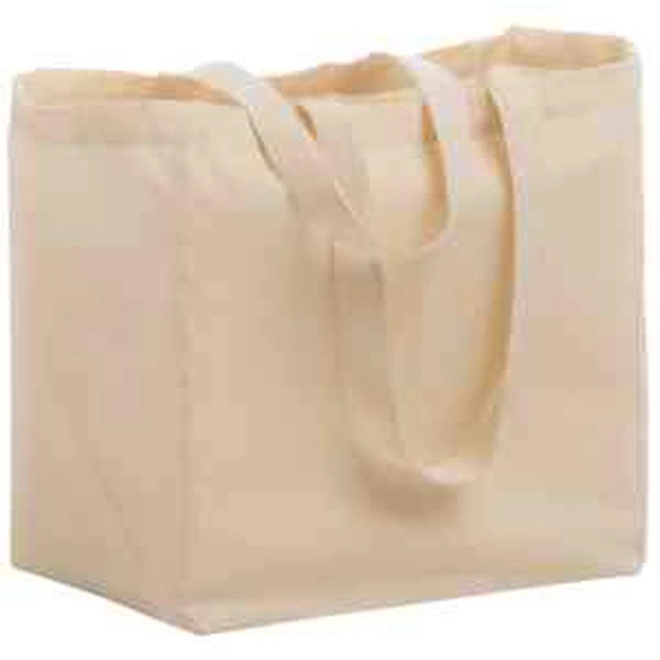 12" x 8" x 13"6-ounce cotton canvas tote with 20" handles.... from ASI 35290 American Ad Bag Co