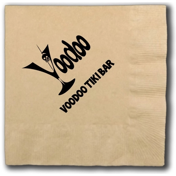 2-ply Natural Kraft 100% Recycled & Bleach-free Beverage/Cocktail Napkins... from ASI 31490 Admatch Corporation / Admatch-Regal
