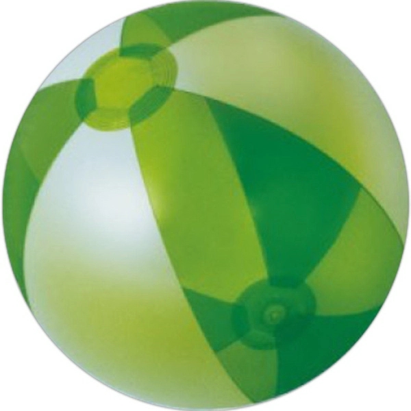 16" Inflatable Beach Ball, 3 Frosted panels, 3 Color panels.... from ASI 57705 Goodview Industries Co Inc / Goodview Industries