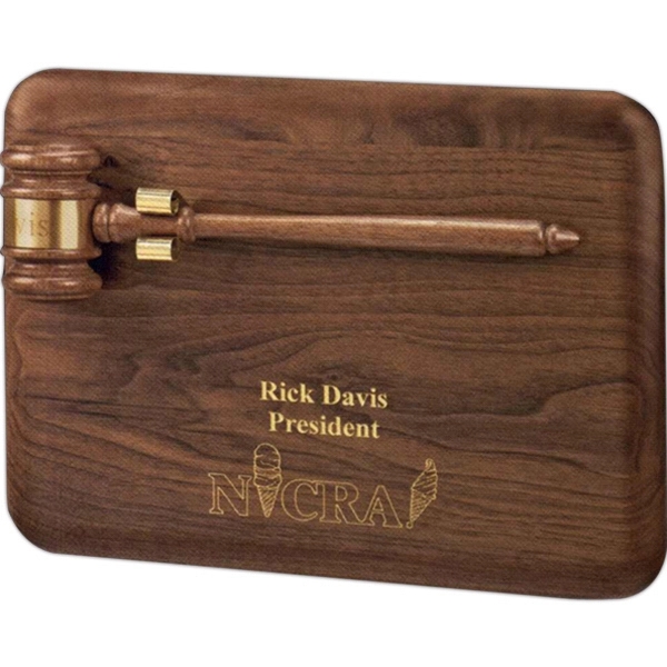 9" x 12" plaque includes a brass engraving band and a... from ASI 56020 The Gavel Company / The Gavel Company