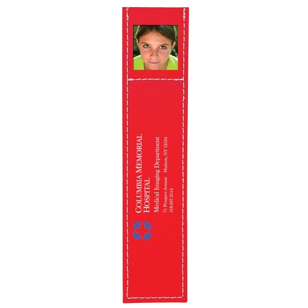 Promotional bookmark with 1" x 1" insert section for a photo.... from ASI 62190 Illini
