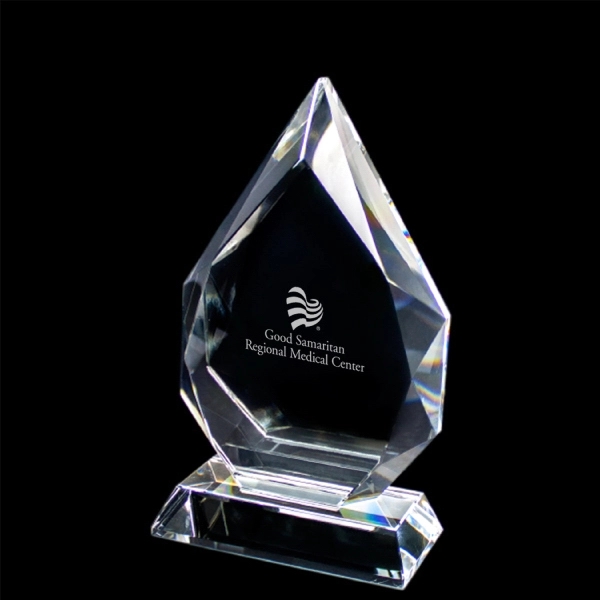 Dew drop shaped crystal award in small size.... from ASI 31517 Admart Products / Admart Line