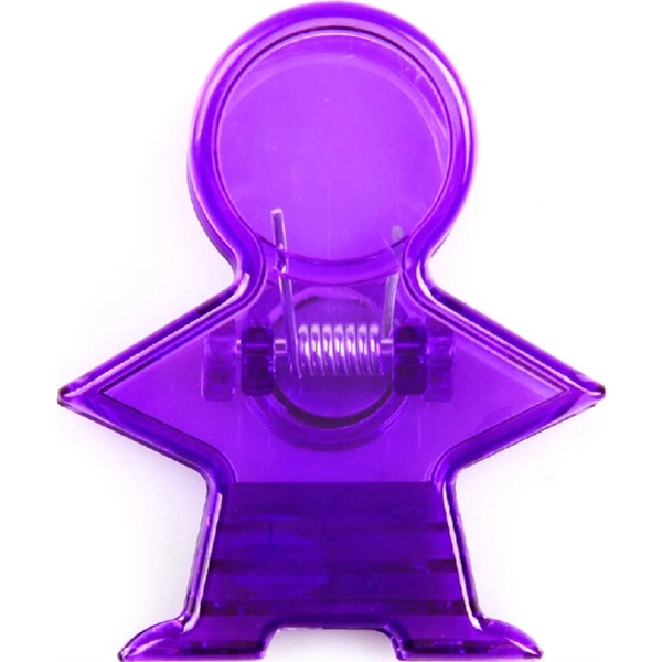 Man shape magnetic memo clip holder with strong grip.... from ASI 74585 Nu Promo International / Nu Promo Line