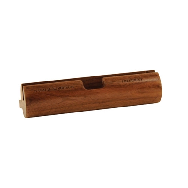 2" x 8" x 1-1/4" Wood Tablet Holder. Your choice of... from ASI 56020 The Gavel Company / The Gavel Company