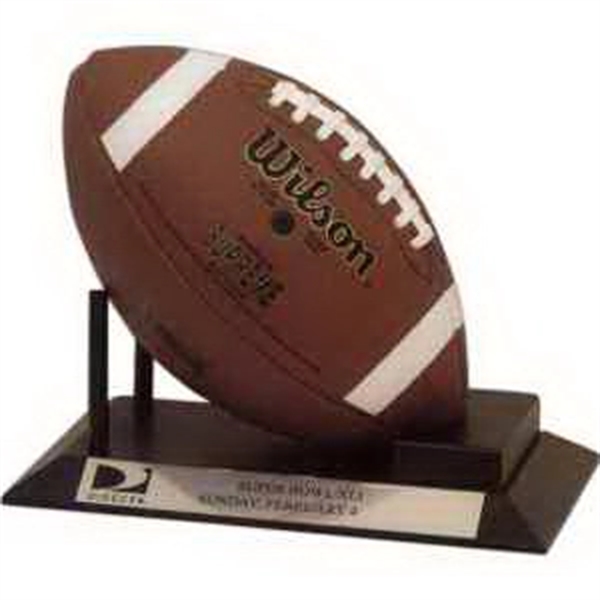 Unique football stand made to cradle a full size football featuring... from ASI 56020 The Gavel Company / The Gavel Company