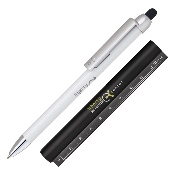 Twist-action pen with a stylus and tape measure for making measurements.... from ASI 90859 Tempo Industries Inc / Tempoline