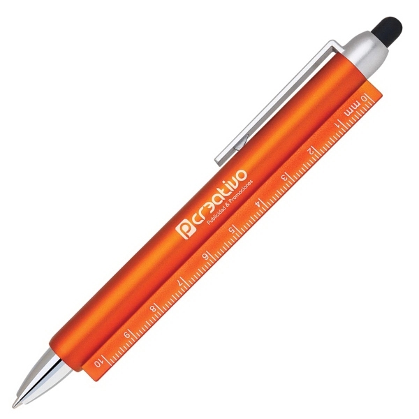 Twist-action pen with a stylus and tape measure for making measurements.... from ASI 90859 Tempo Industries Inc / Tempoline