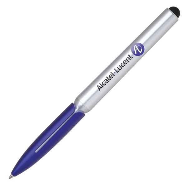 Twist-action stylus pen made of plastic available in cool metallic colors.... from ASI 90859 Tempo Industries Inc / Tempoline