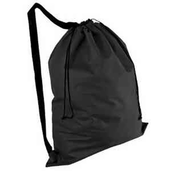 25" x 32" non-woven polypropylene drawstring laundry duffel with 1.5" shoulder... from ASI 35290 American Ad Bag Co