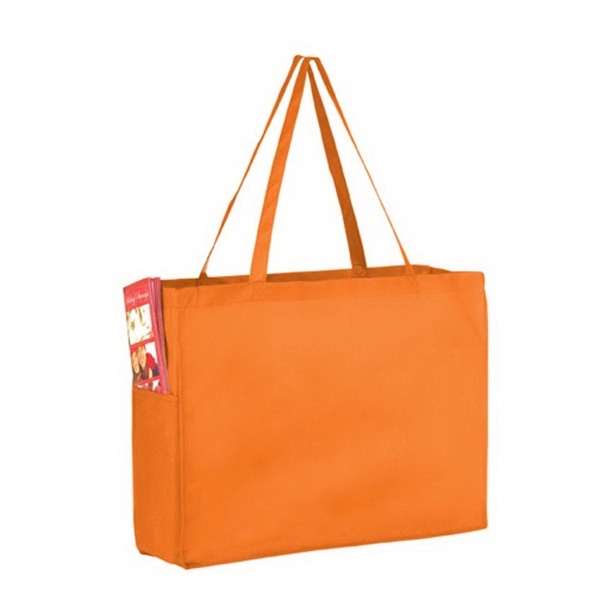 16" x 6" x 12" non-woven polypropylene tote bag with slip... from ASI 35290 American Ad Bag Co