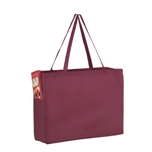 16" x 6" x 12" non-woven polypropylene tote bag with slip... from ASI 35290 American Ad Bag Co