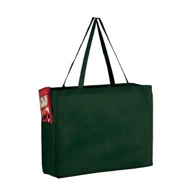 16" x 6" x 12" non-woven polypropylene tote bag with slip... from ASI 35290 American Ad Bag Co