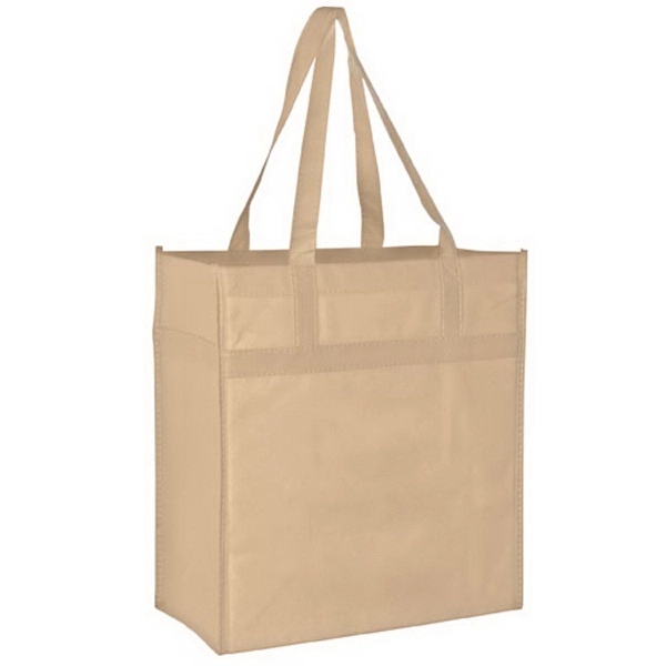 13" x 7" x 14" non-woven PP grocery tote with gusset,... from ASI 35290 American Ad Bag Co