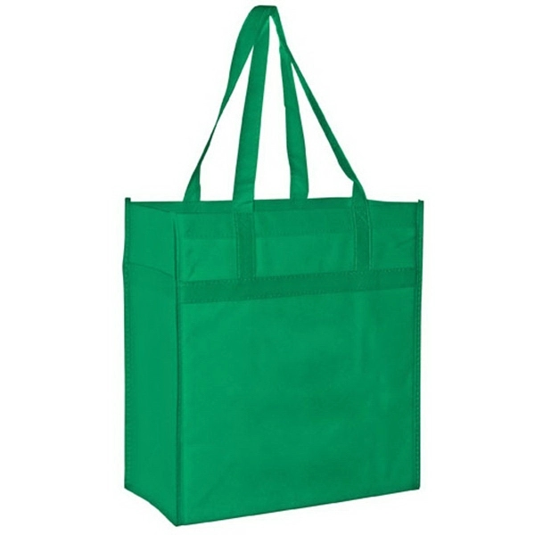 13" x 7" x 14" non-woven PP grocery tote with gusset,... from ASI 35290 American Ad Bag Co