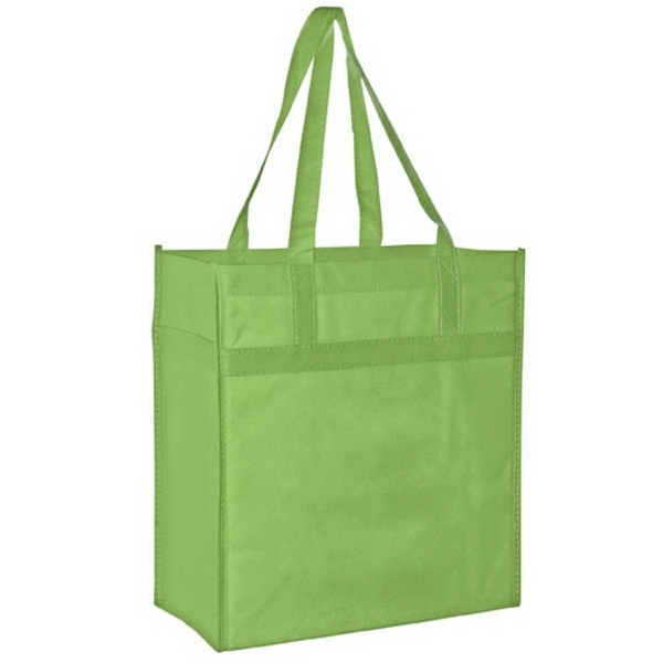 13" x 7" x 14" non-woven PP grocery tote with gusset,... from ASI 35290 American Ad Bag Co