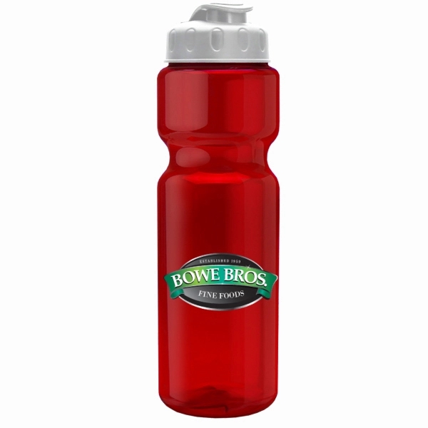 28 oz Transparent Sports Bottle with flip lid.... from ASI 55990 Garyline