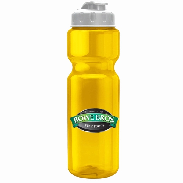 28 oz Transparent Sports Bottle with flip lid.... from ASI 55990 Garyline