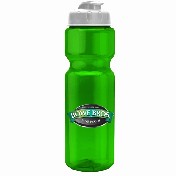 28 oz Transparent Sports Bottle with flip lid.... from ASI 55990 Garyline