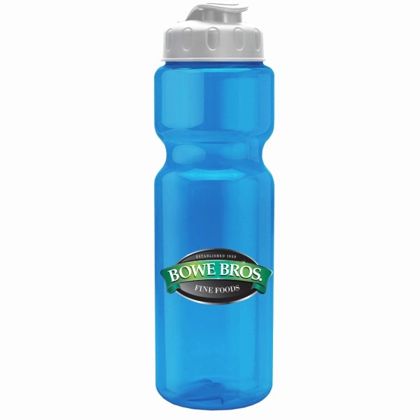 28 oz Transparent Sports Bottle with flip lid.... from ASI 55990 Garyline