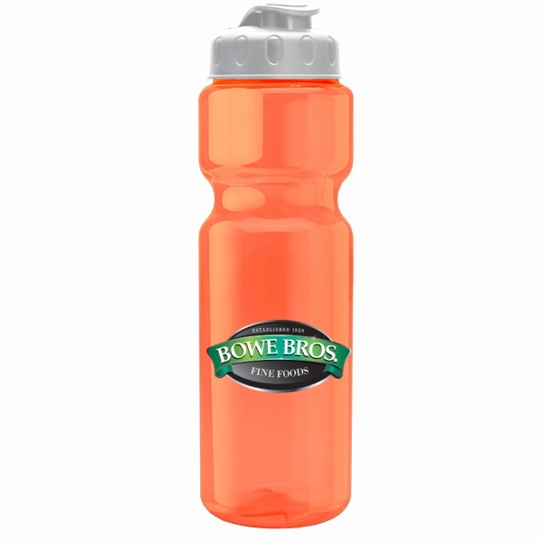 28 oz Transparent Sports Bottle with flip lid.... from ASI 55990 Garyline