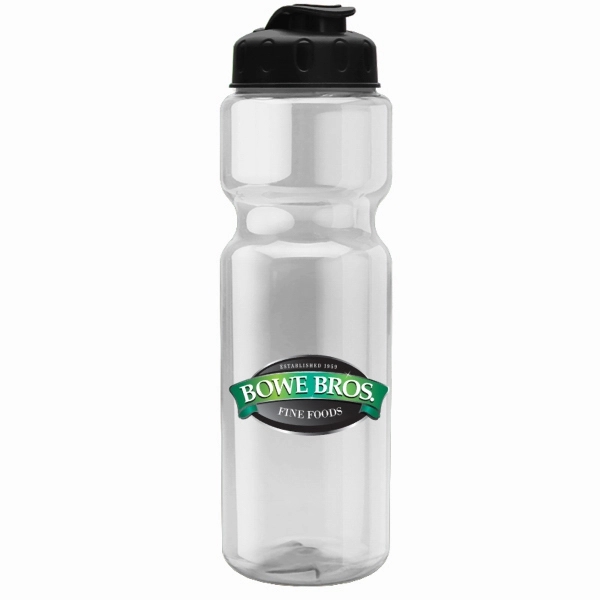 28 oz Transparent Sports Bottle with flip lid.... from ASI 55990 Garyline