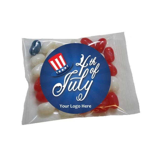 1.5 ounce bag of red, white and blue Jelly Belly candies... from ASI 74601 Calico / Nuding Farms