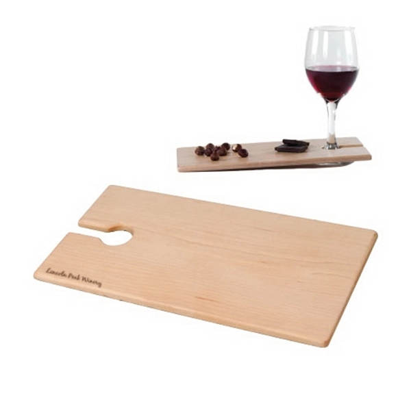 Appetizer Wine Board finished in food-safe oil.... from ASI 56020 The Gavel Company / The Gavel Company