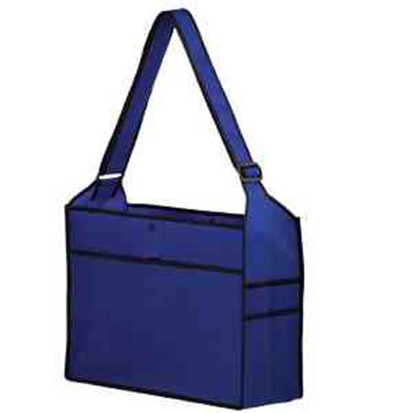 16" x 6" x 14" non-woven polypropylene tote with side and... from ASI 35290 American Ad Bag Co