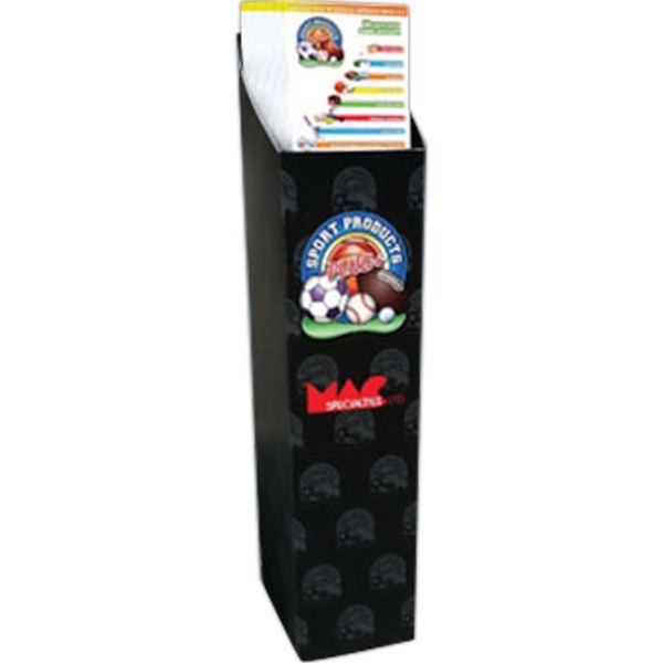 44" x 9.5" x 12" recyclable polypropylene corrugated plastic display table... from ASI 68207 MAC Specialties Ltd / Sport Products