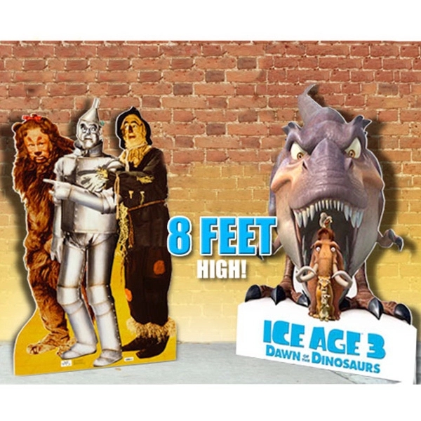 Recyclable polypropylene standees, any size up to but not to exceed... from ASI 68207 MAC Specialties Ltd / Sport Products