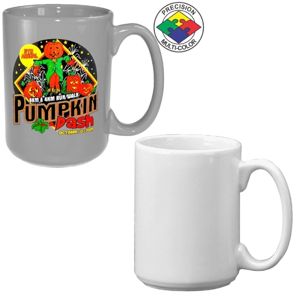 15oz Gloss Colored El Grande Mug with c-shaped handle.... from ASI 80093 Pyrographics / Pyrographics Line