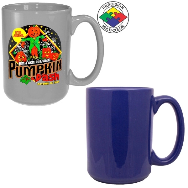 15oz Gloss Colored El Grande Mug with c-shaped handle.... from ASI 80093 Pyrographics / Pyrographics Line