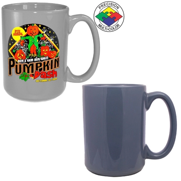 15oz Gloss Colored El Grande Mug with c-shaped handle.... from ASI 80093 Pyrographics / Pyrographics Line