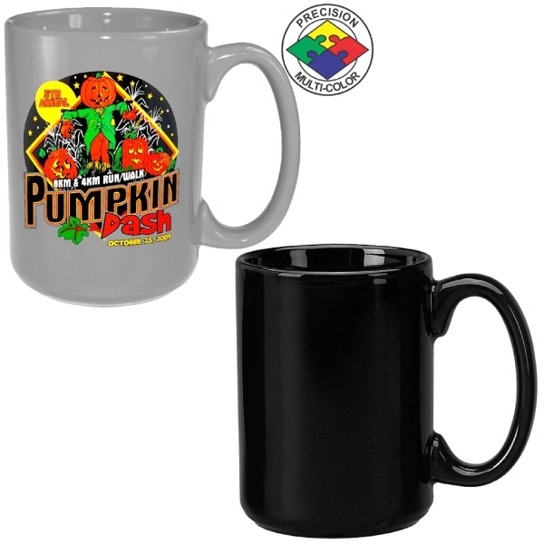 15oz Gloss Colored El Grande Mug with c-shaped handle.... from ASI 80093 Pyrographics / Pyrographics Line
