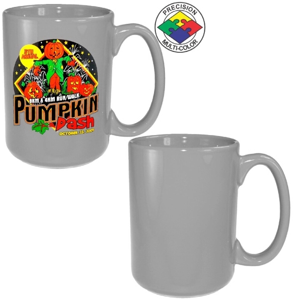 15oz Gloss Colored El Grande Mug with c-shaped handle.... from ASI 80093 Pyrographics / Pyrographics Line