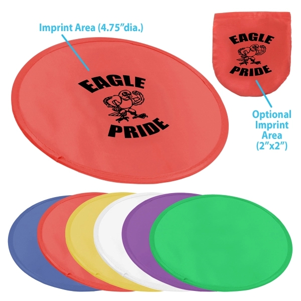 Foldable flying disc with matching pouch.... from ASI 93520 Ventura Inc