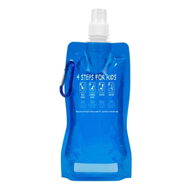 5" x 10" nylon and propylene collapsible 18 ounce bottle with... from ASI 62660 Innovation Line
