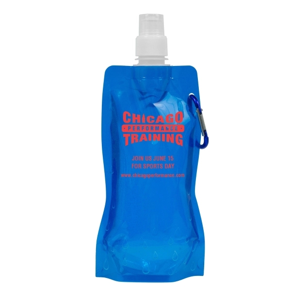 5" x 10" nylon and propylene collapsible 18 ounce bottle with... from ASI 62660 Innovation Line