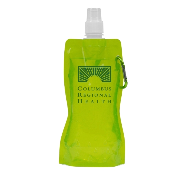 5" x 10" nylon and propylene collapsible 18 ounce bottle with... from ASI 62660 Innovation Line