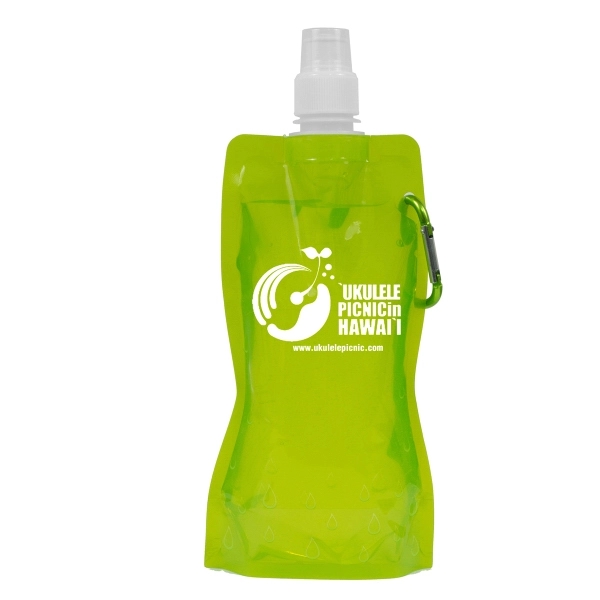 5" x 10" nylon and propylene collapsible 18 ounce bottle with... from ASI 62660 Innovation Line