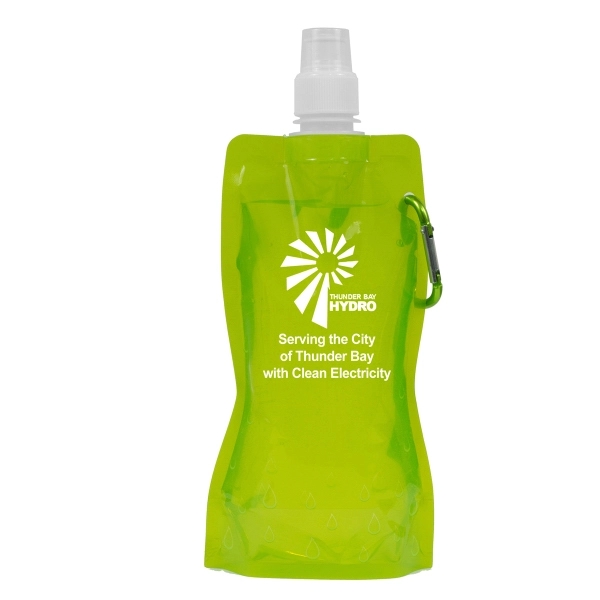 5" x 10" nylon and propylene collapsible 18 ounce bottle with... from ASI 62660 Innovation Line