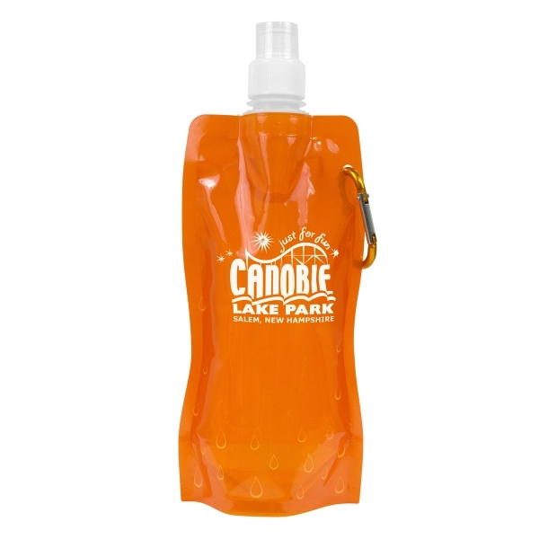 5" x 10" nylon and propylene collapsible 18 ounce bottle with... from ASI 62660 Innovation Line