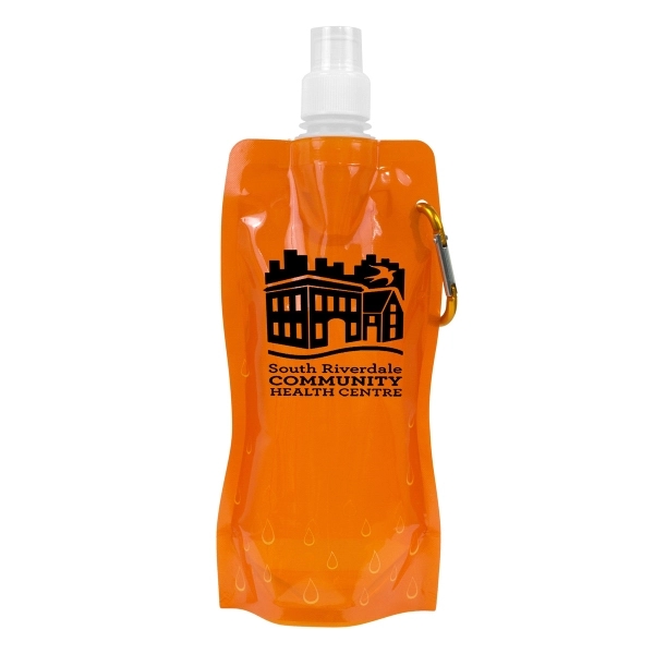 5" x 10" nylon and propylene collapsible 18 ounce bottle with... from ASI 62660 Innovation Line