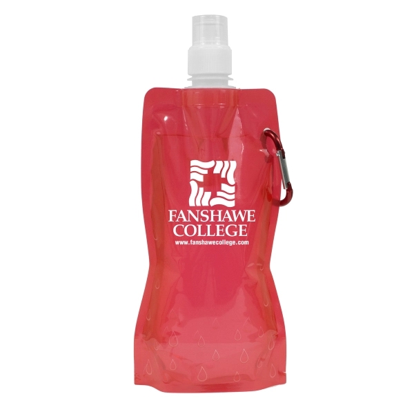 5" x 10" nylon and propylene collapsible 18 ounce bottle with... from ASI 62660 Innovation Line