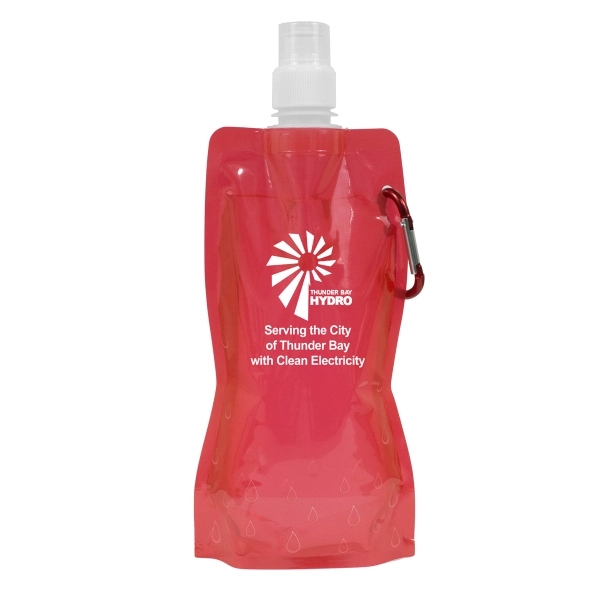 5" x 10" nylon and propylene collapsible 18 ounce bottle with... from ASI 62660 Innovation Line