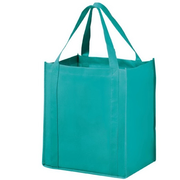 13" x 10" x 15" non-woven polypropylene wine and grocery tote... from ASI 35290 American Ad Bag Co