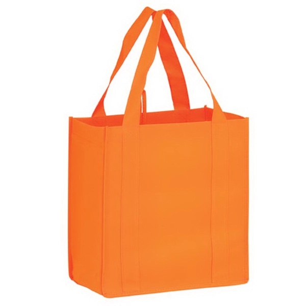 12" x 8" x 13" non-woven PP grocery tote with hanging... from ASI 35290 American Ad Bag Co
