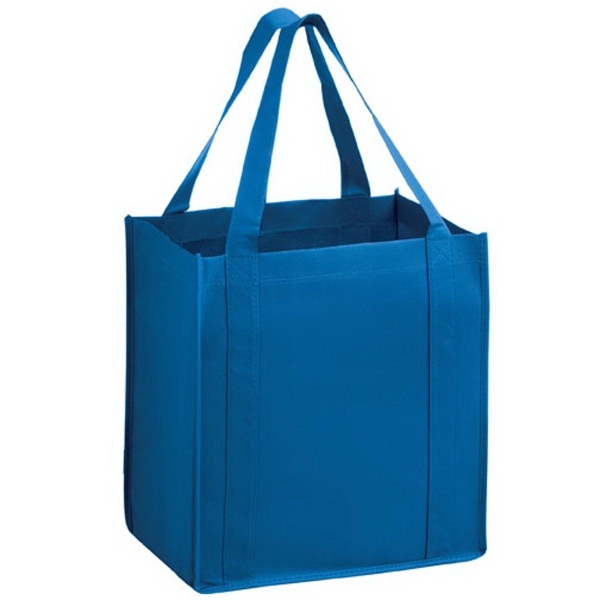 12" x 8" x 13" non-woven PP grocery tote with hanging... from ASI 35290 American Ad Bag Co